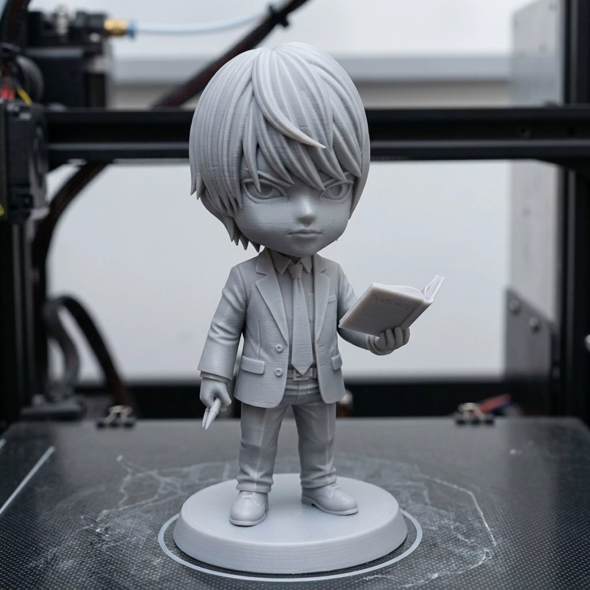 Chibi Light Yagami Figure 3D print model