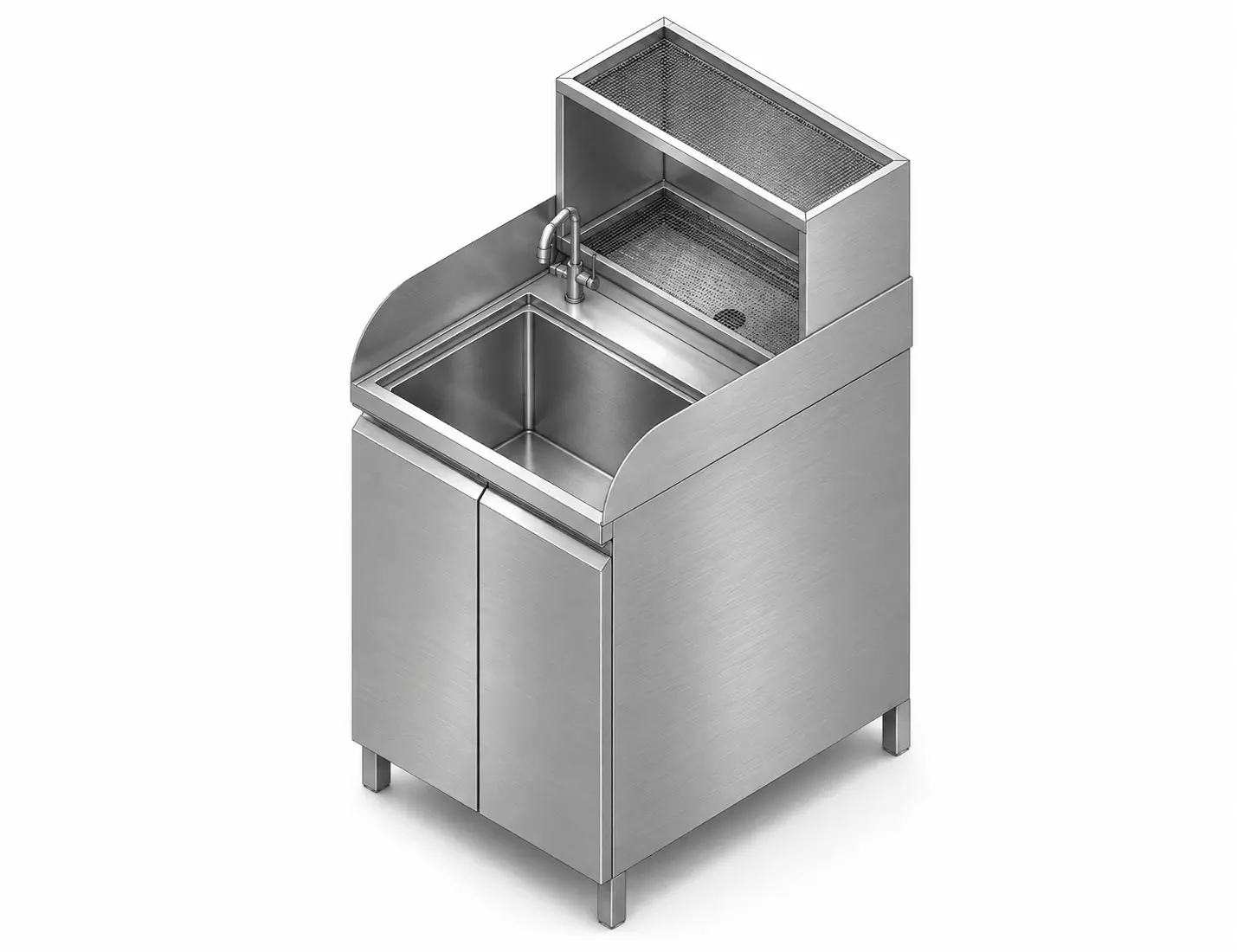 Sinks for restaurants and kitchens 3D model