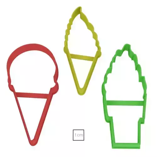 Ice cream cookie cutter for professional