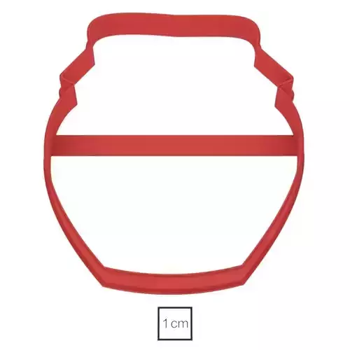 Jar of honey cookie cutter for professional