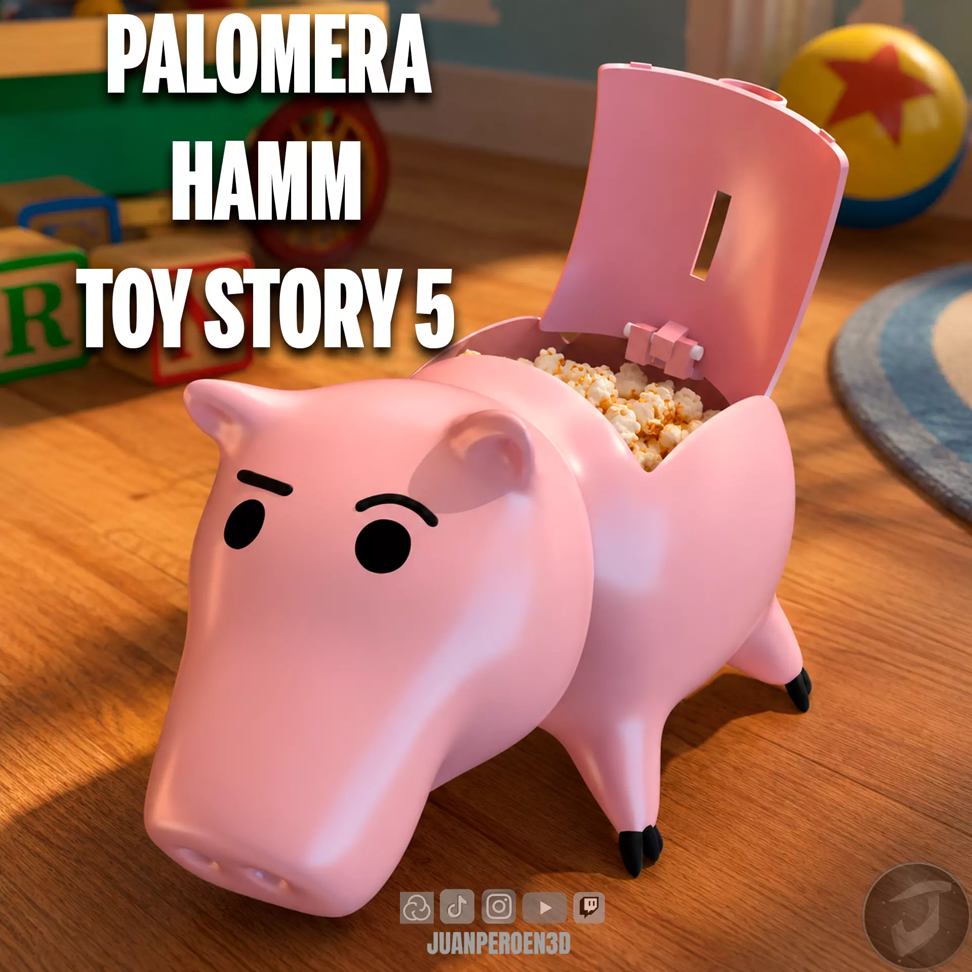Hamm Palomera Toy Story 5 3D print model