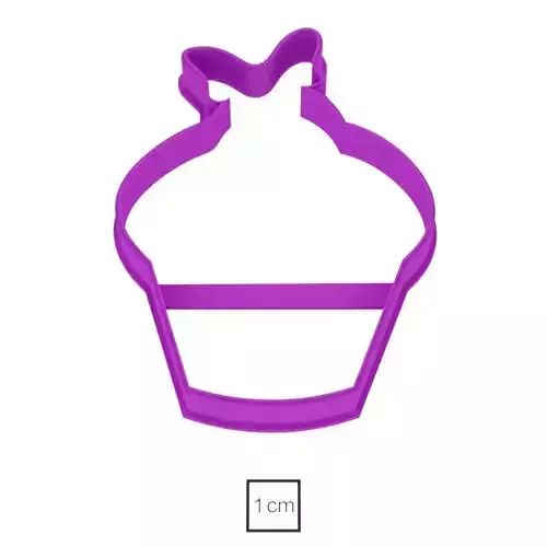 Cupcake 2 cookie cutter for professional