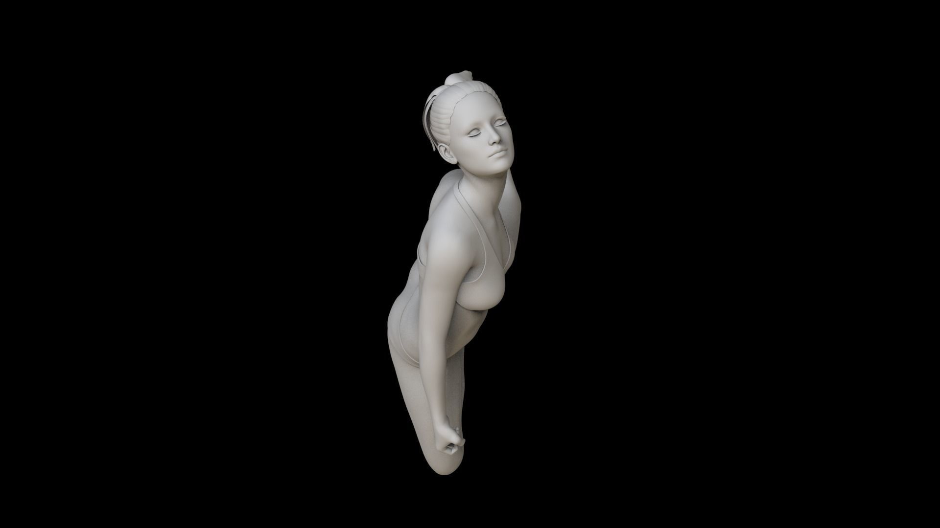 Air gymnast on canvases 3D print model_4