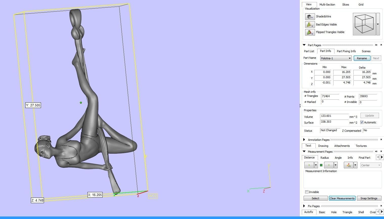 Air gymnast on canvases 3D print model_1