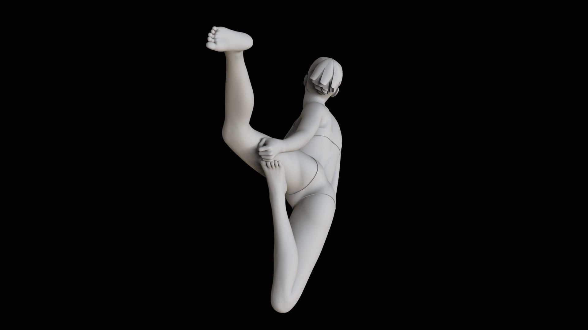 Air gymnast on canvases 3D print model_5