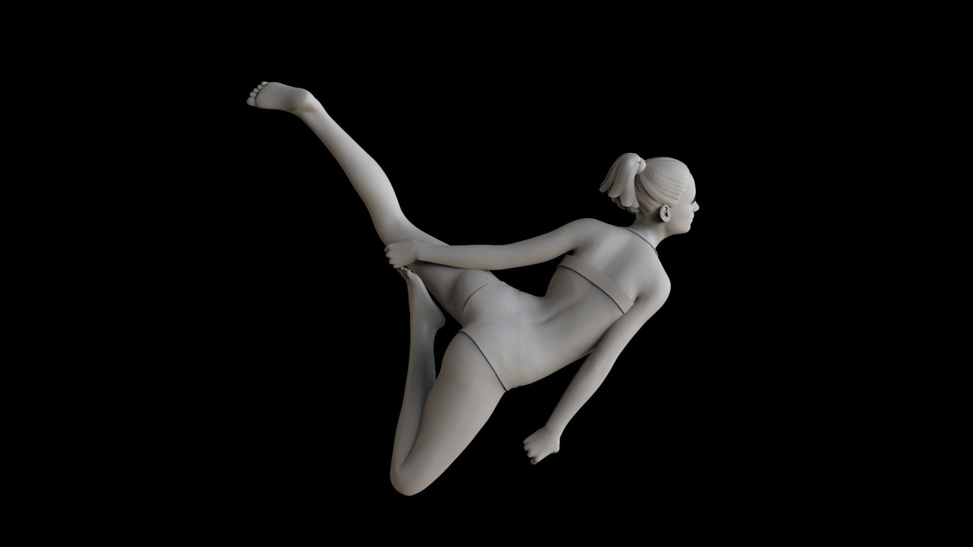 Air gymnast on canvases 3D print model_3