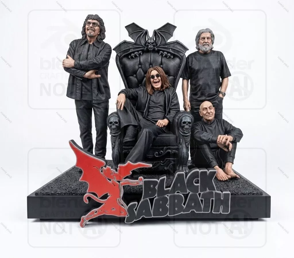 Black Sabbath Band STL Pack 3D print model
