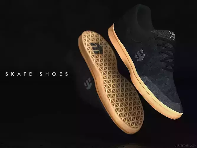 Sneakers - Skate Shoes Low-poly 3D model