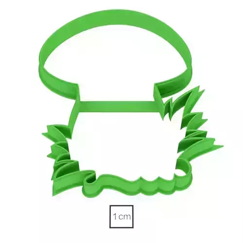 Mushroom cookie cutter for professional Free 3D print model
