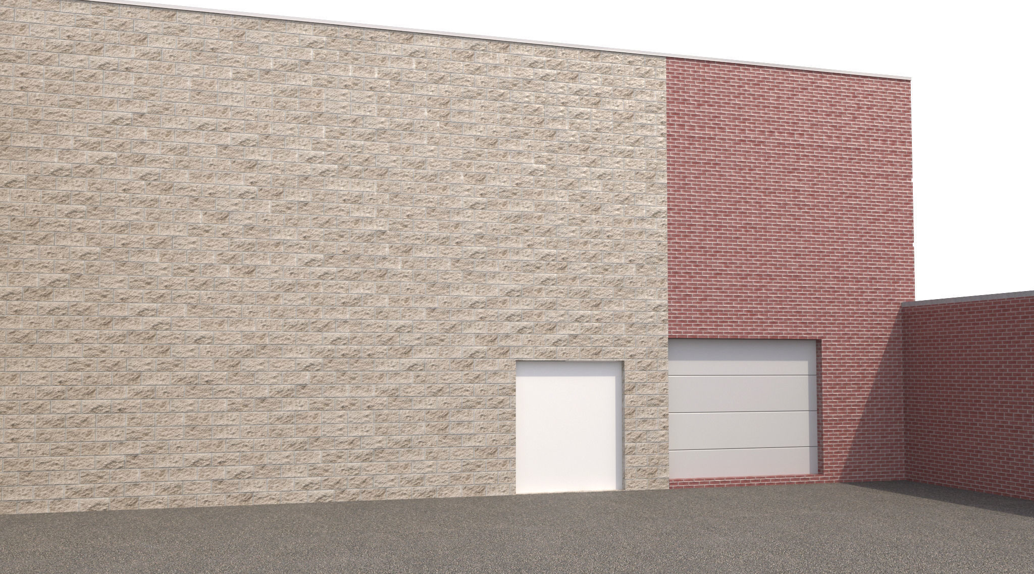 Retail-002 commercial building 3D model_9