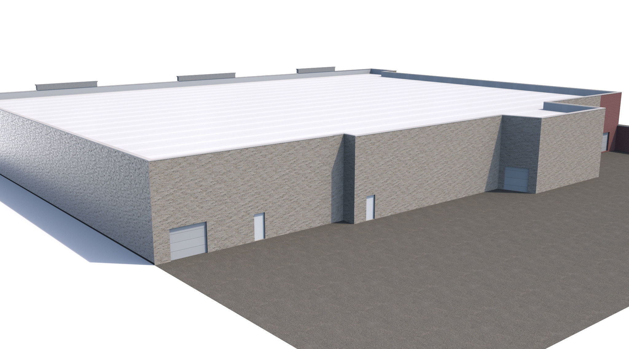 Retail-002 commercial building 3D model_12