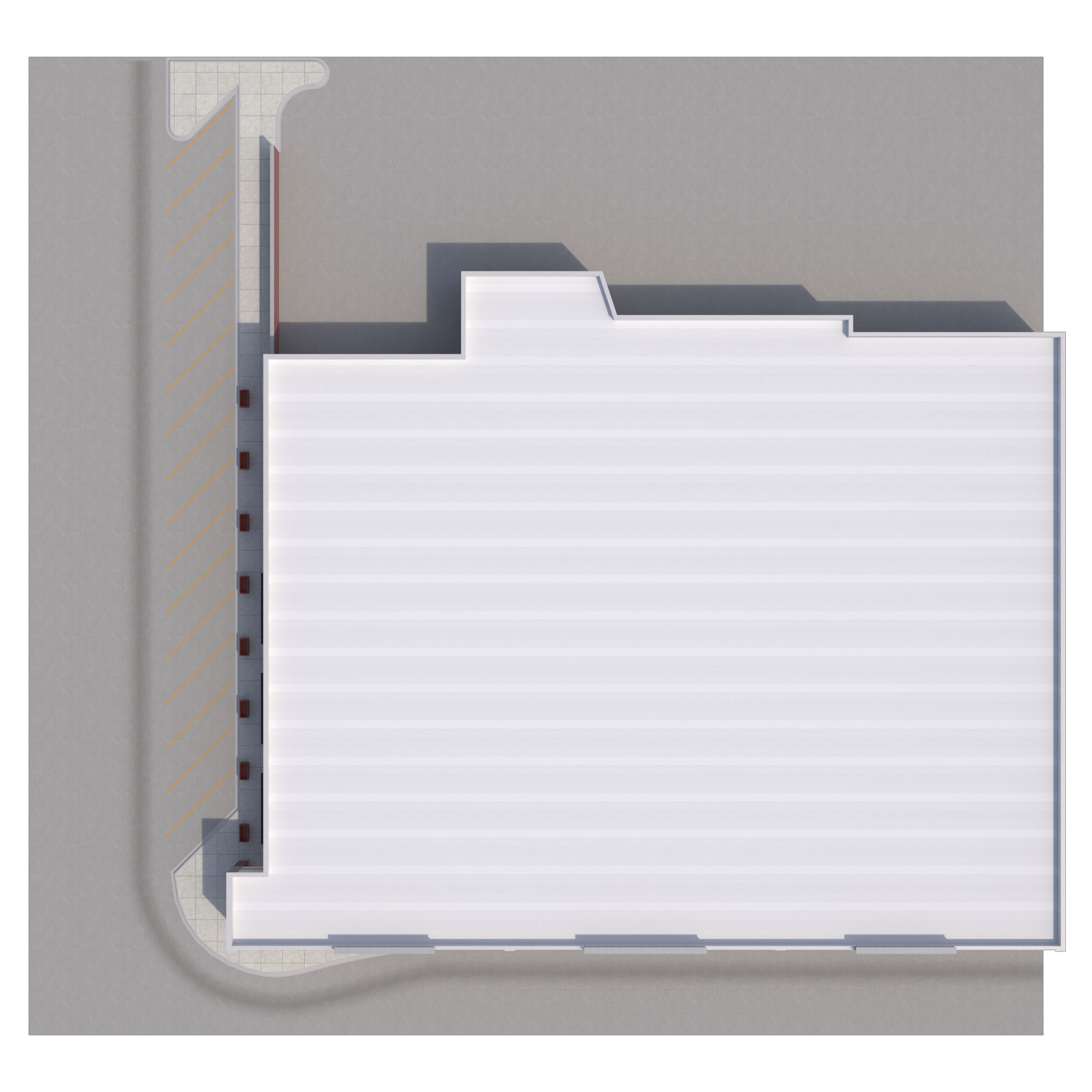 Retail-002 commercial building 3D model_6