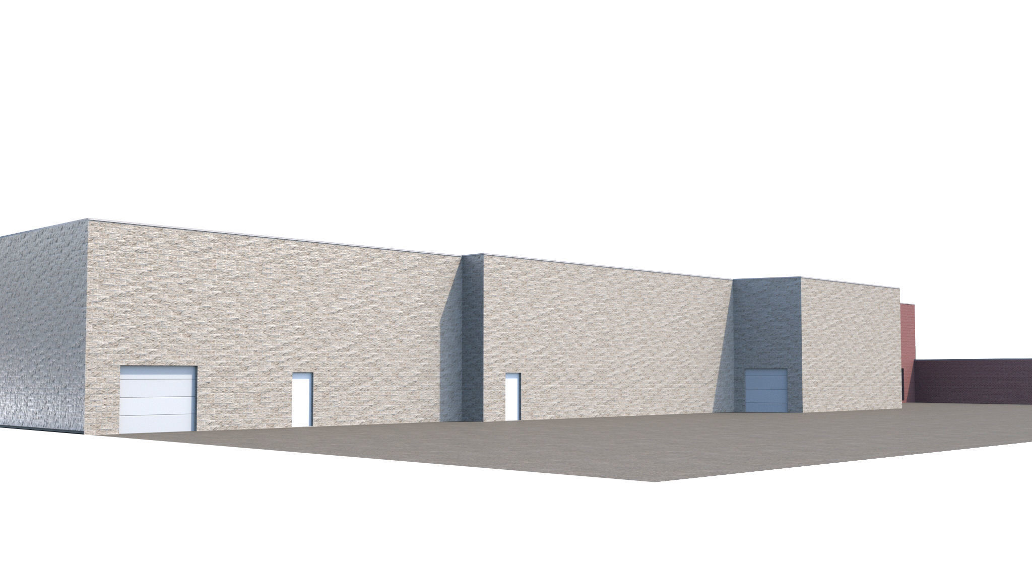 Retail-002 commercial building 3D model_5