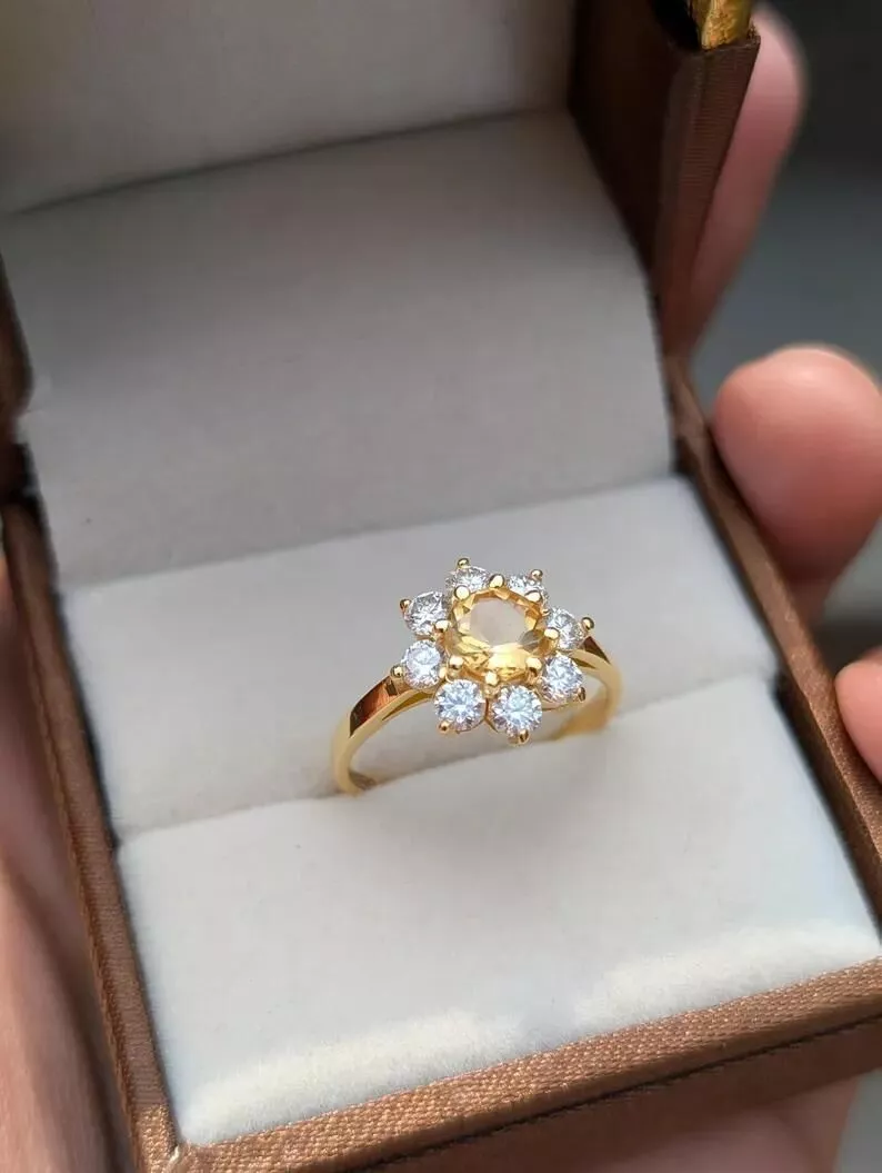 Ring Flower Ring Trending Ring Gold Ring Minimalist Ring 3D print model