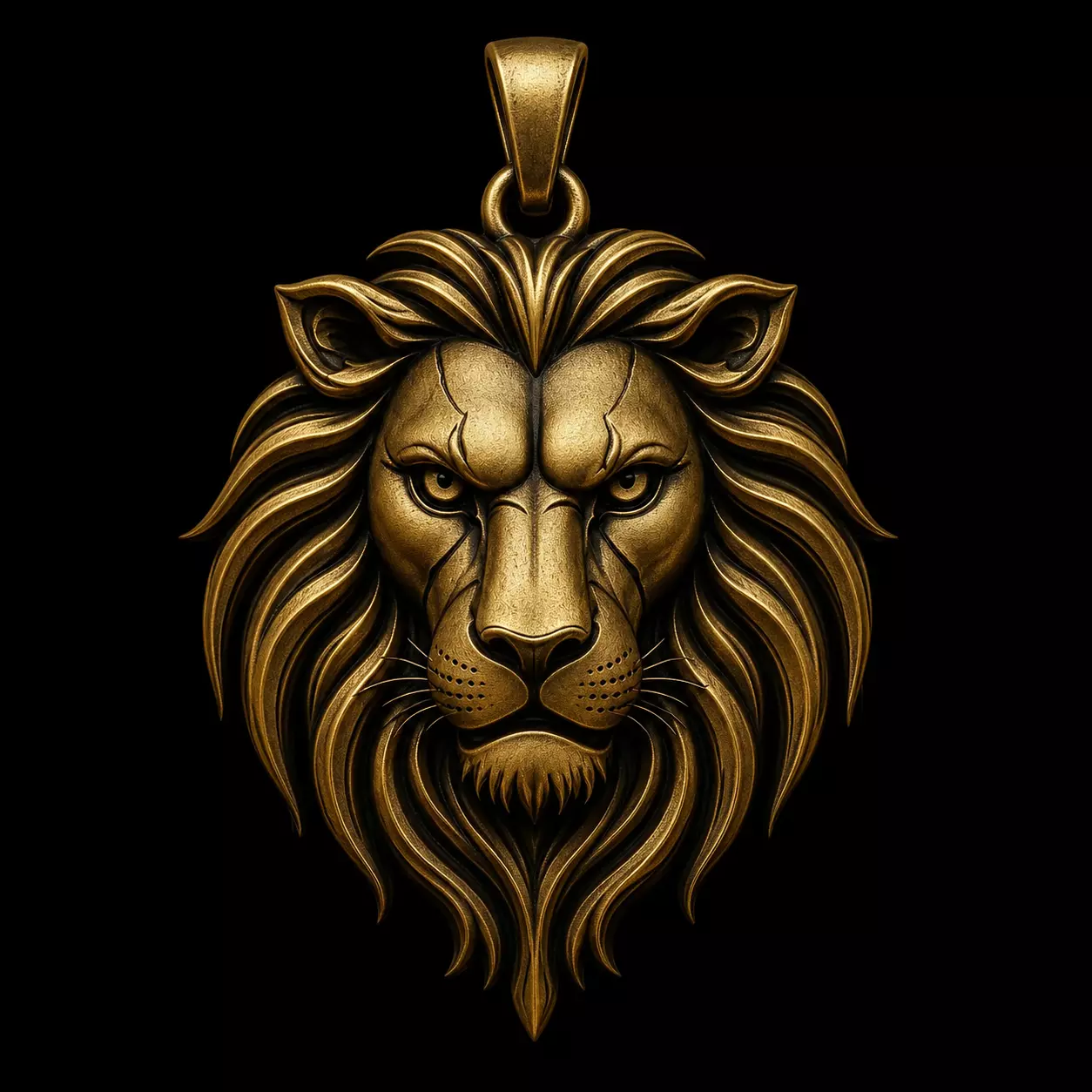 Pendant Lion Pendant Hiphop Lion Trending Lion 3D print model