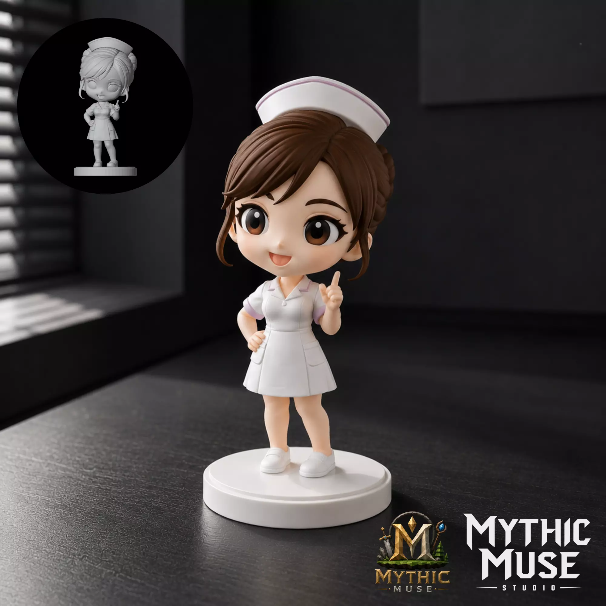 Nurse STL Model for 3D Printing 3D print model