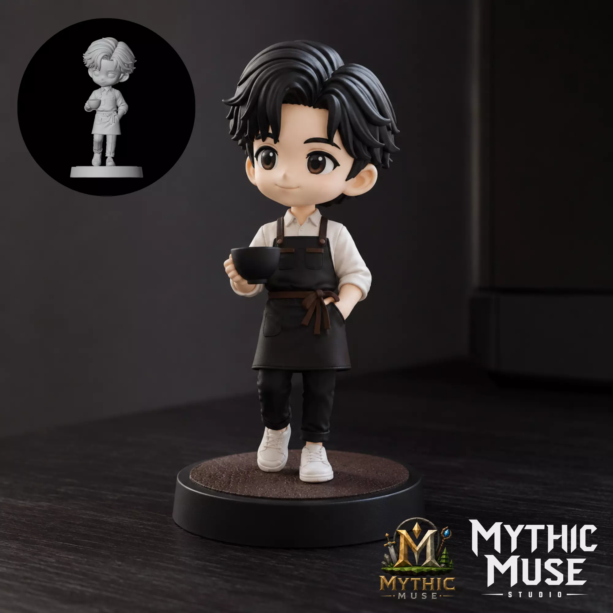 Barista STL Model for 3D Printing 3D print model
