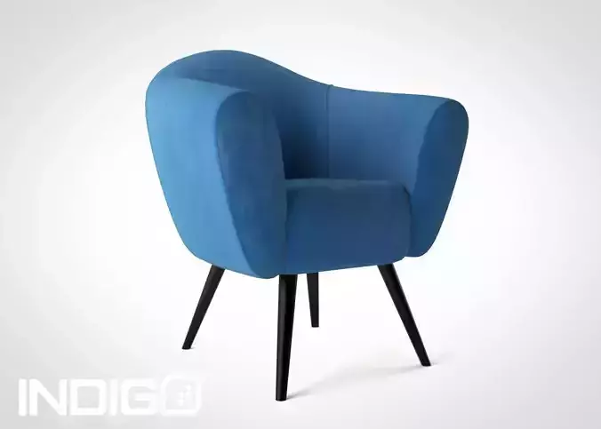 Velvet Chair - scandinavian design armchair