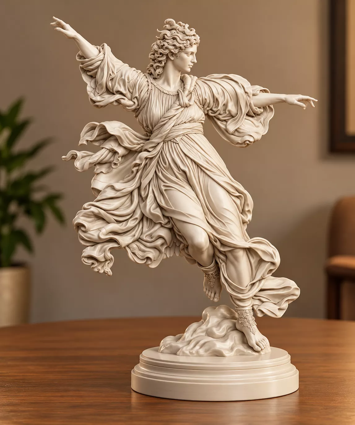 Ethereal Goddess of Dance Masterpiece 3D Sculpture 3D print model