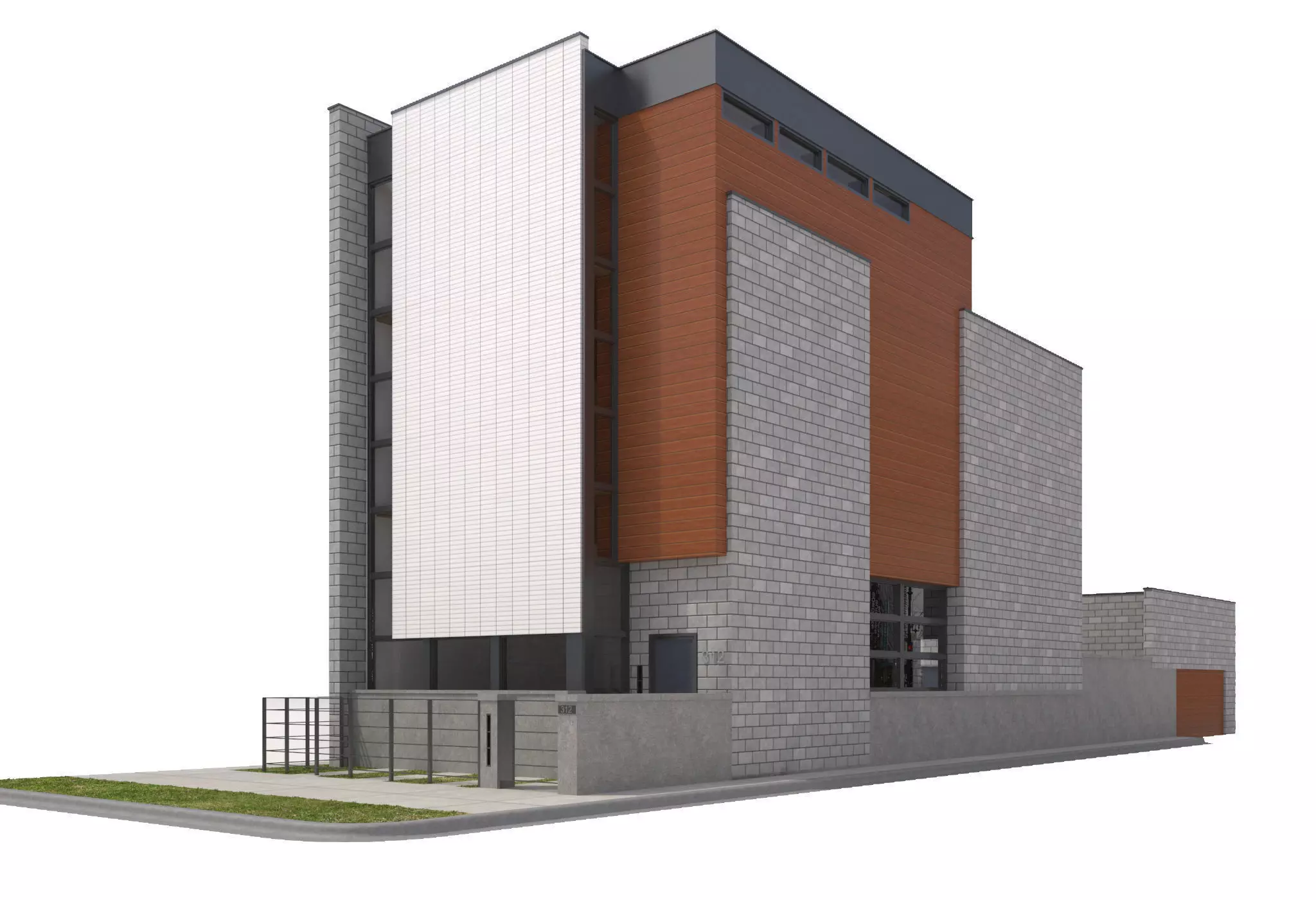 House-011 - Low Poly 3D model_0