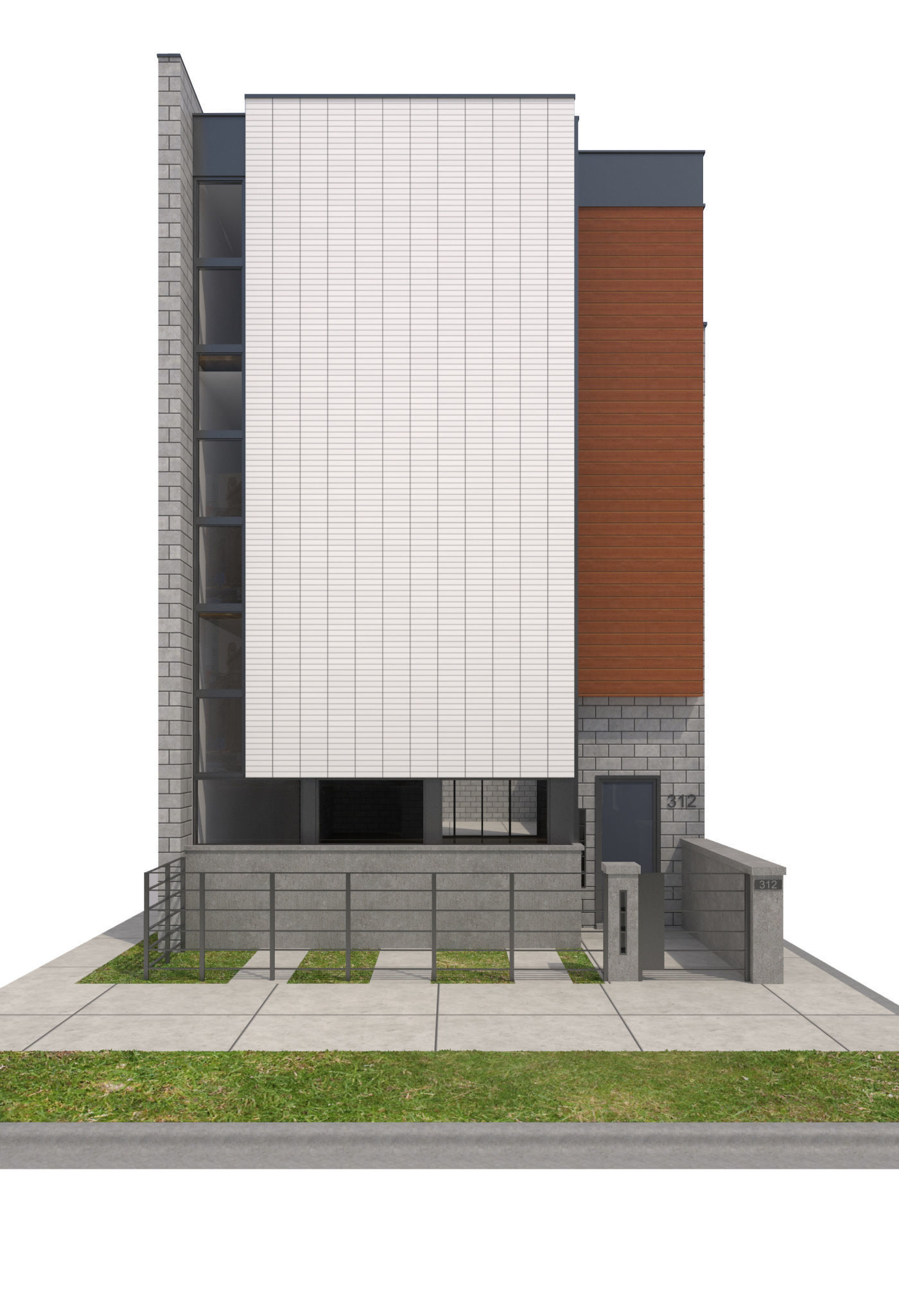 House-011 - Low Poly 3D model_1