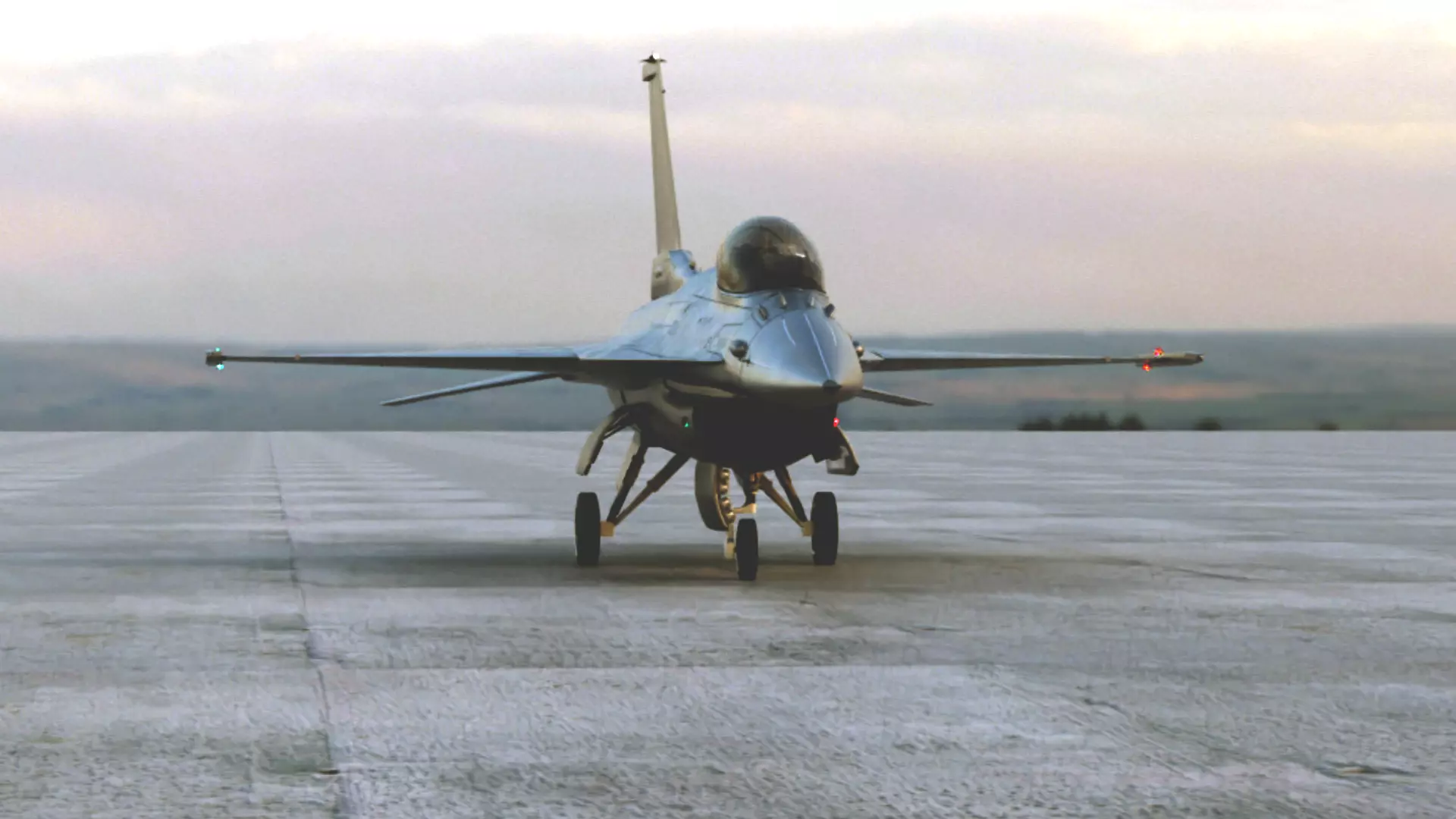 F-16 High Detail Procedural Blender Model No Rig Clean Topology 3D model