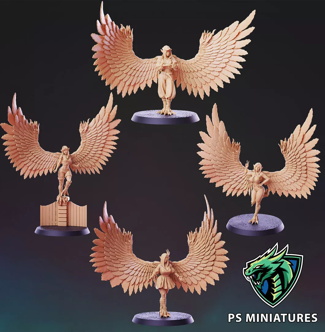 Modern Harpies - Bundle 3D print model