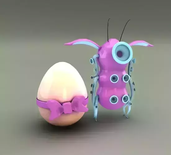 Alien Bunny Happy Easter