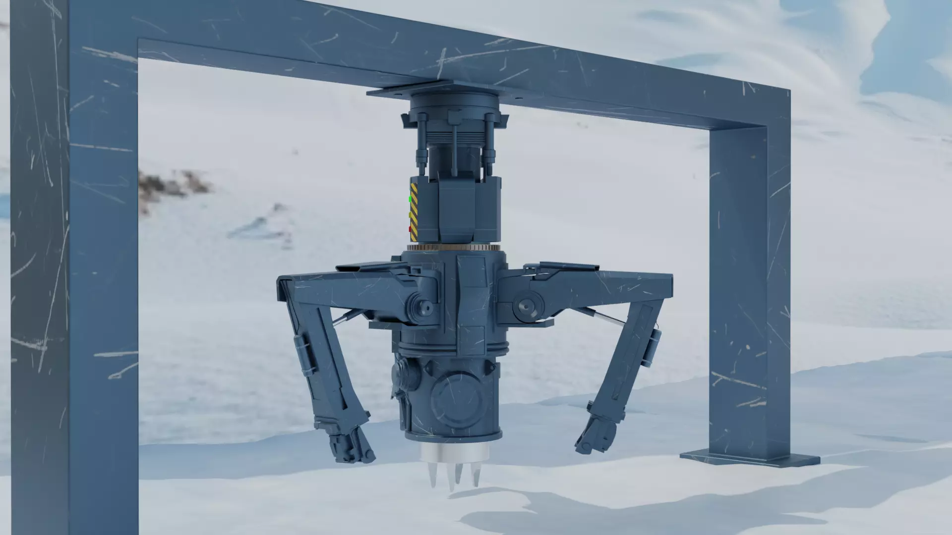 Drilling machine 3D model