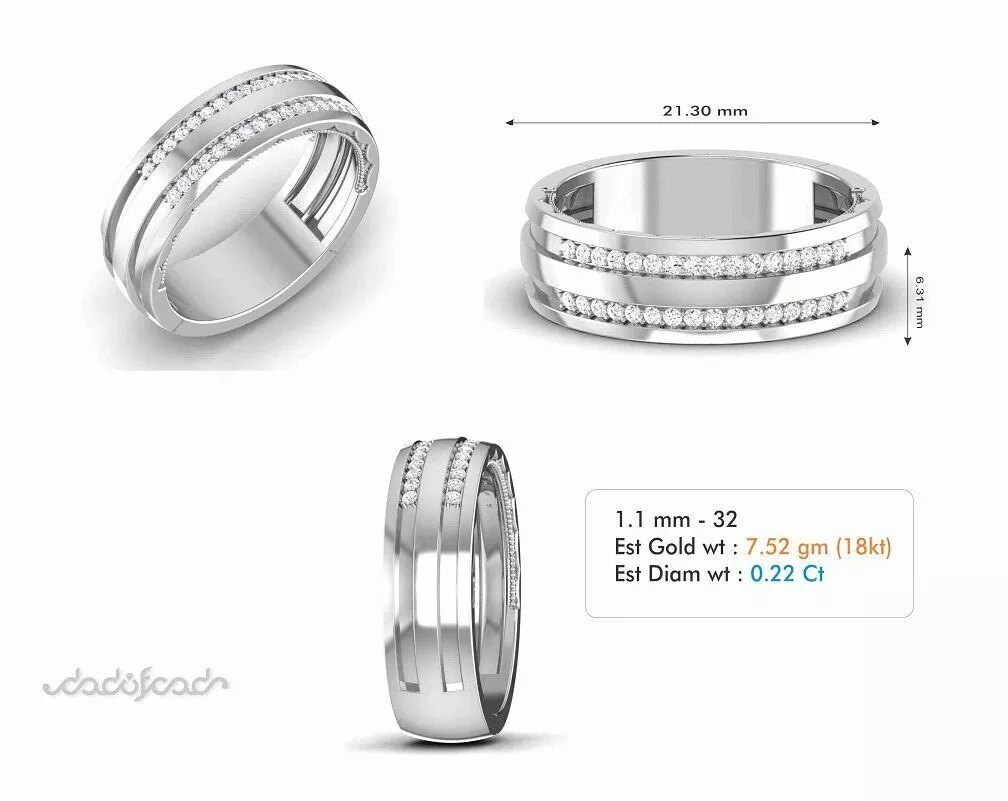 SILVER AND GOLD SOLITAIRE RING 3D print model
