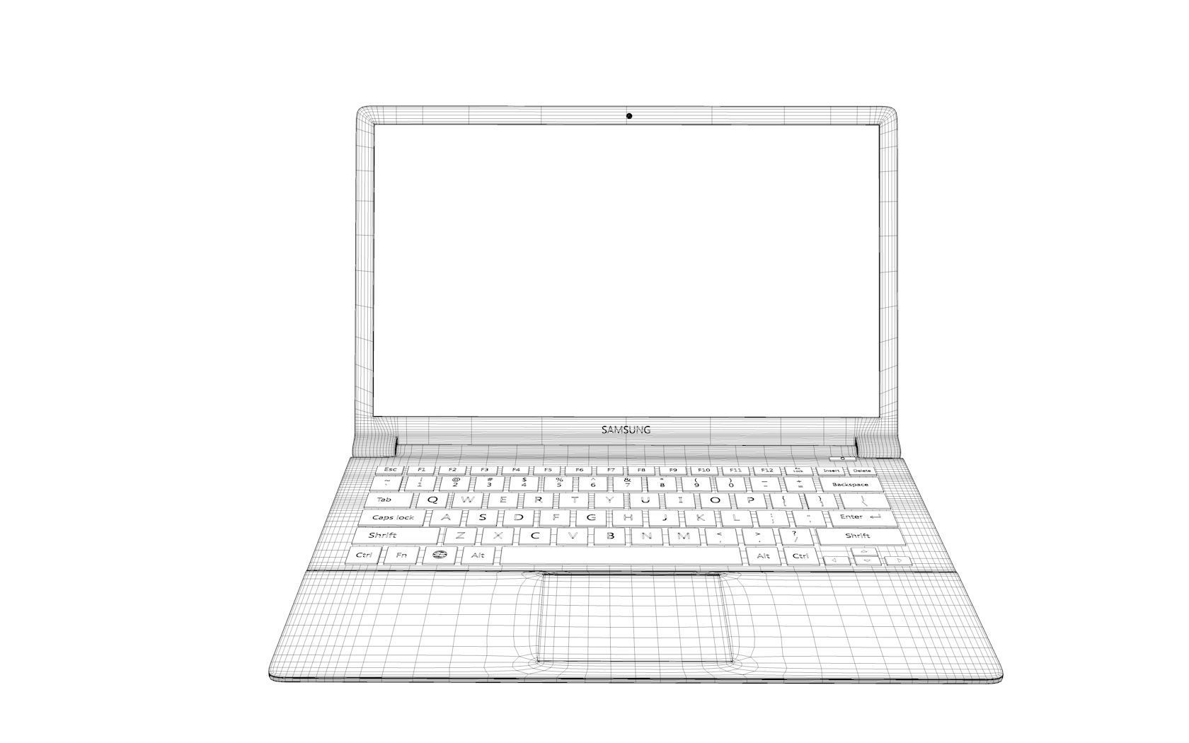 Samsung Series 9 notebook 1768 Free 3D model_3