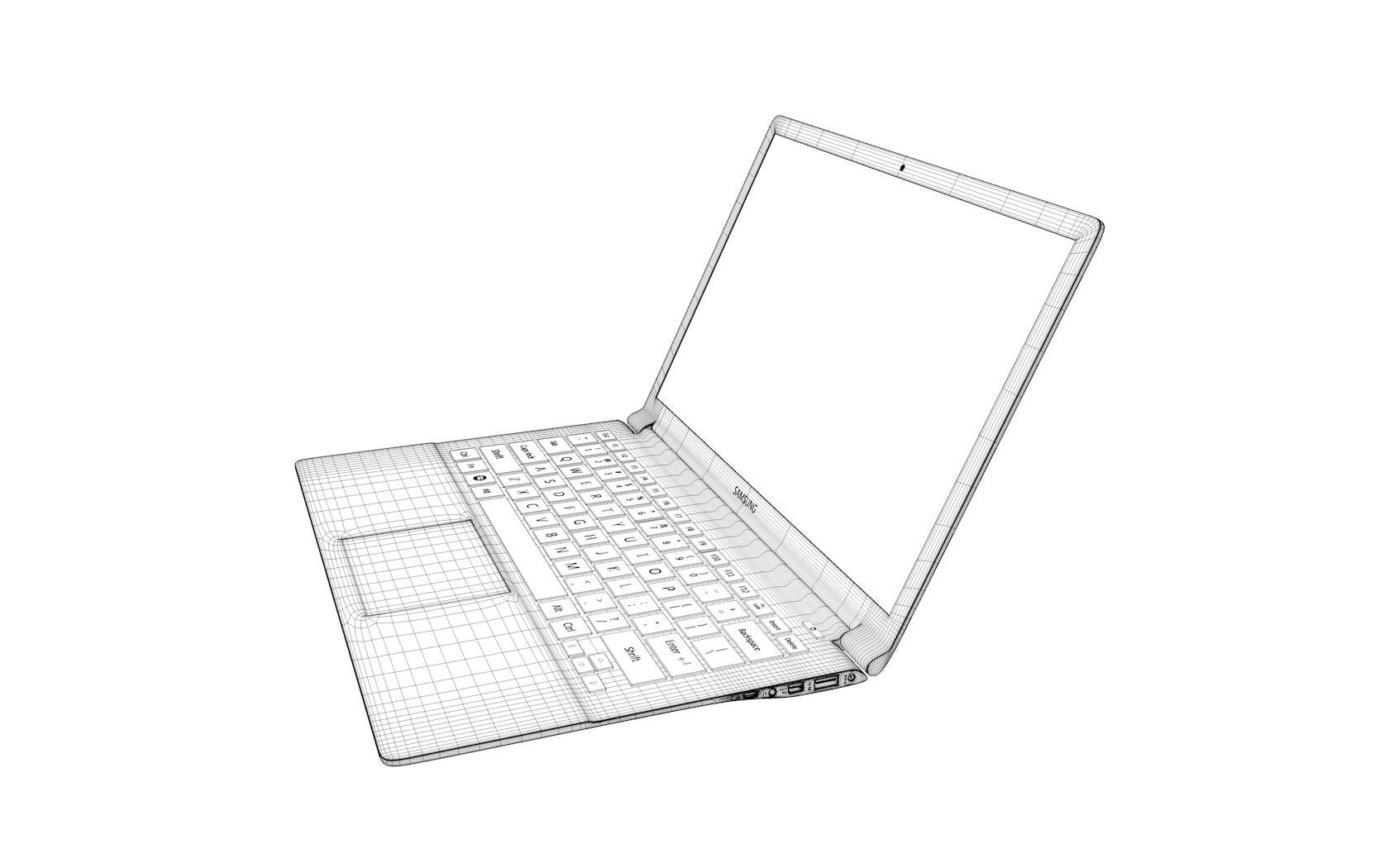 Samsung Series 9 notebook 1768 Free 3D model_5