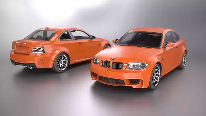Compact German Sport Coupe - Carbon Edition - 4 LODs Game Ready