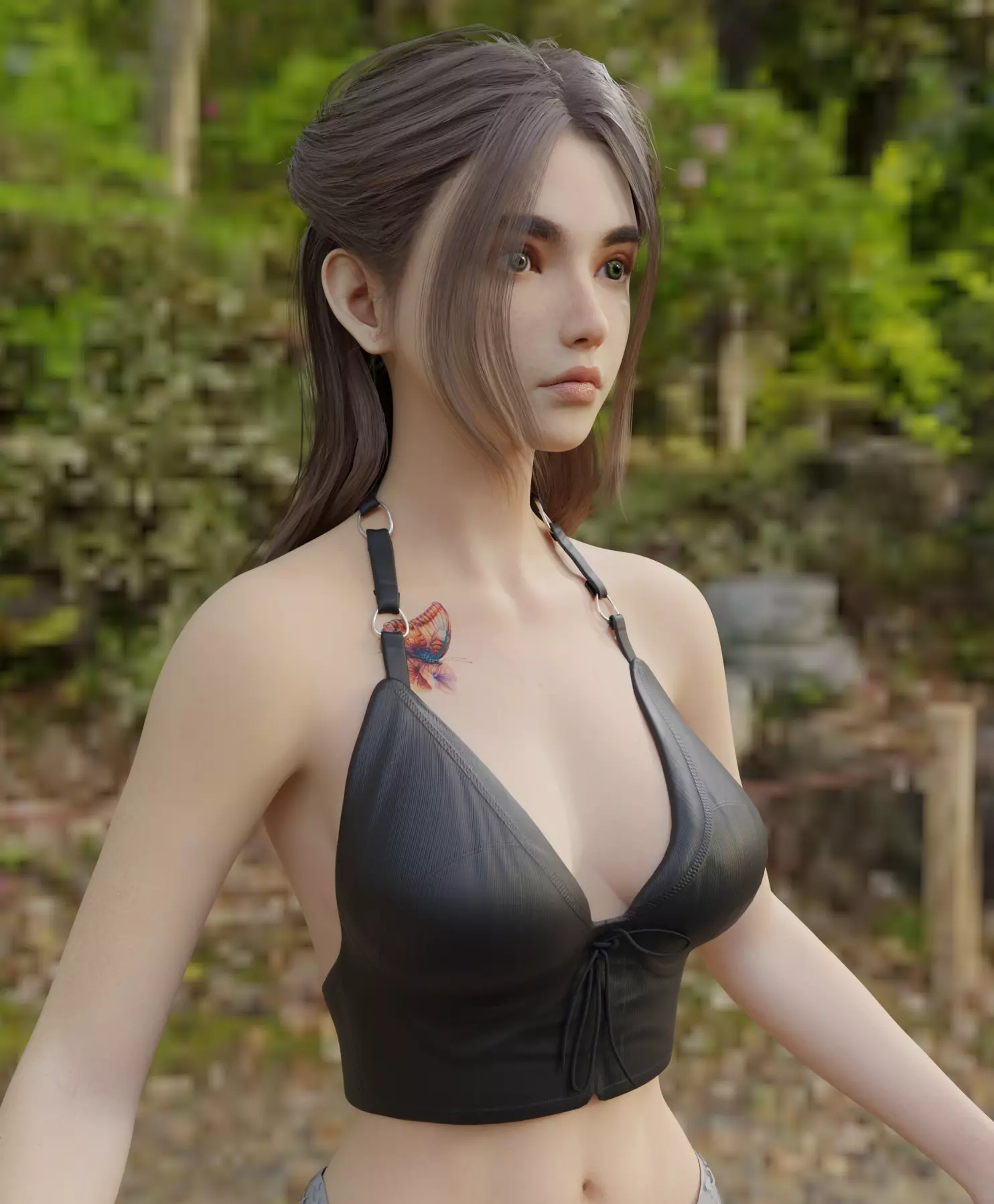 Cute Girl PBR 8k highdetail full - rigged 2026 3D model