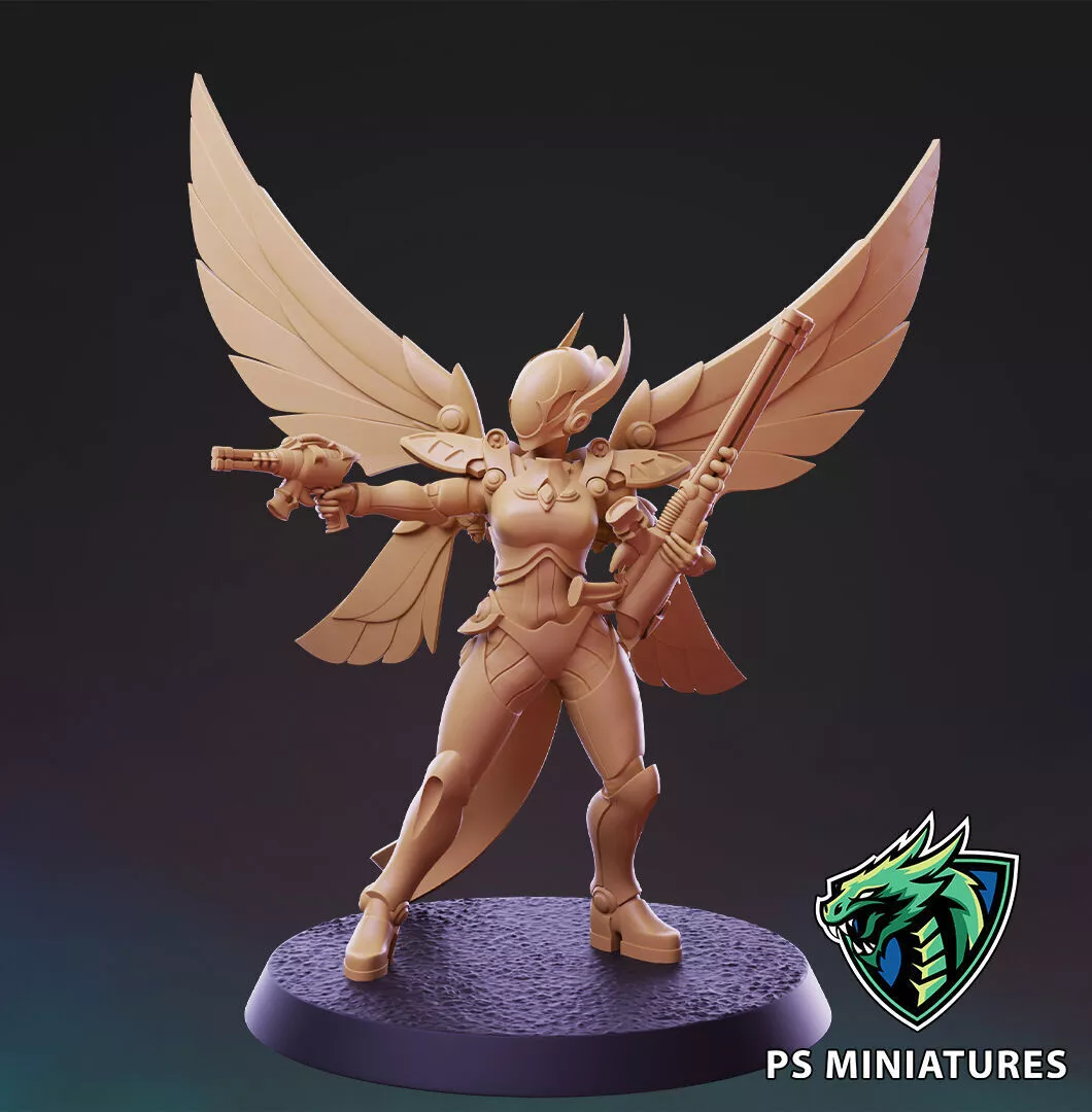 Galaxy Elves - Female Vengeful Wasps Pose 2 3D print model