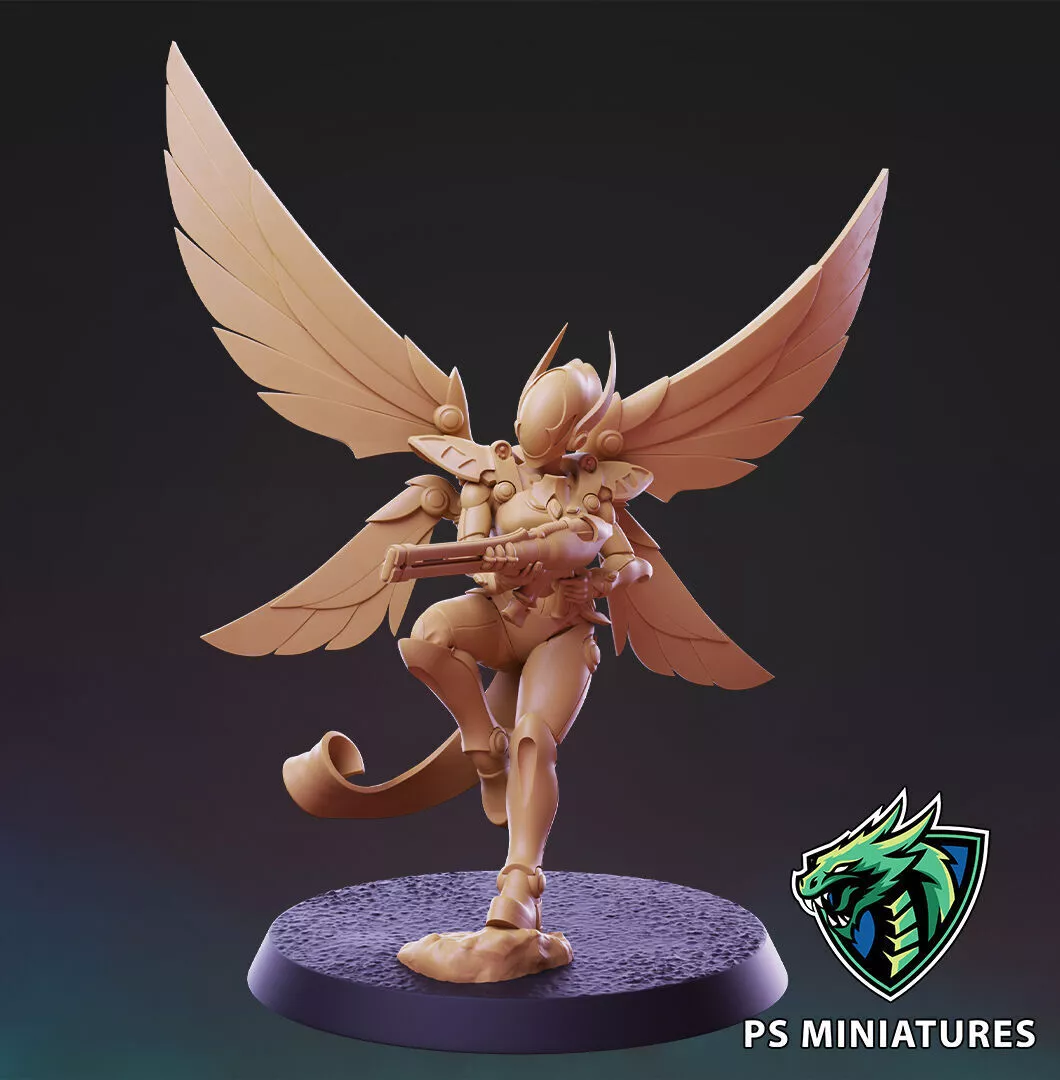 Galaxy Elves - Female Vengeful Wasps Pose 3 3D print model