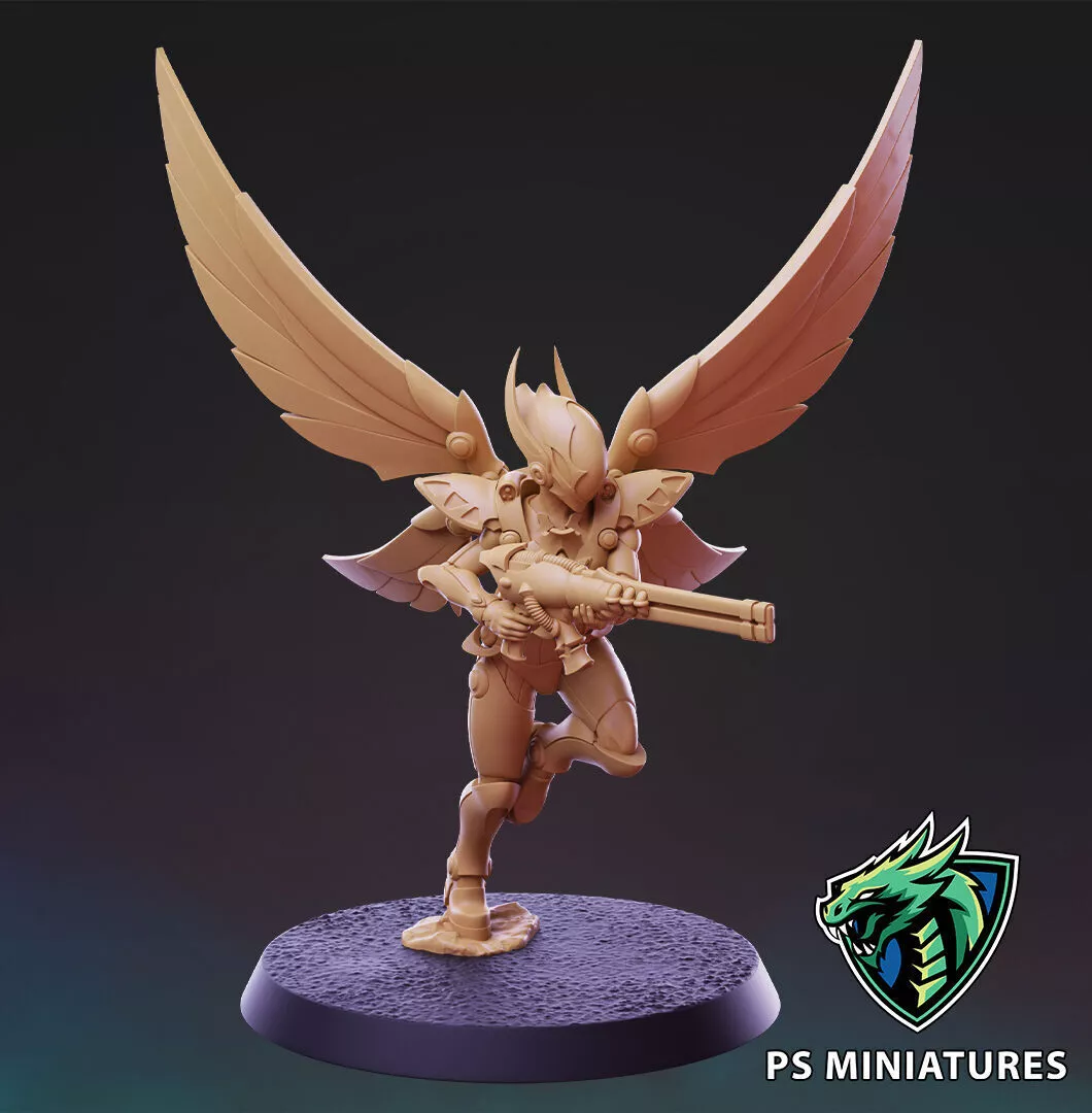 Galaxy Elves - Male Vengeful Wasps Pose 1 3D print model