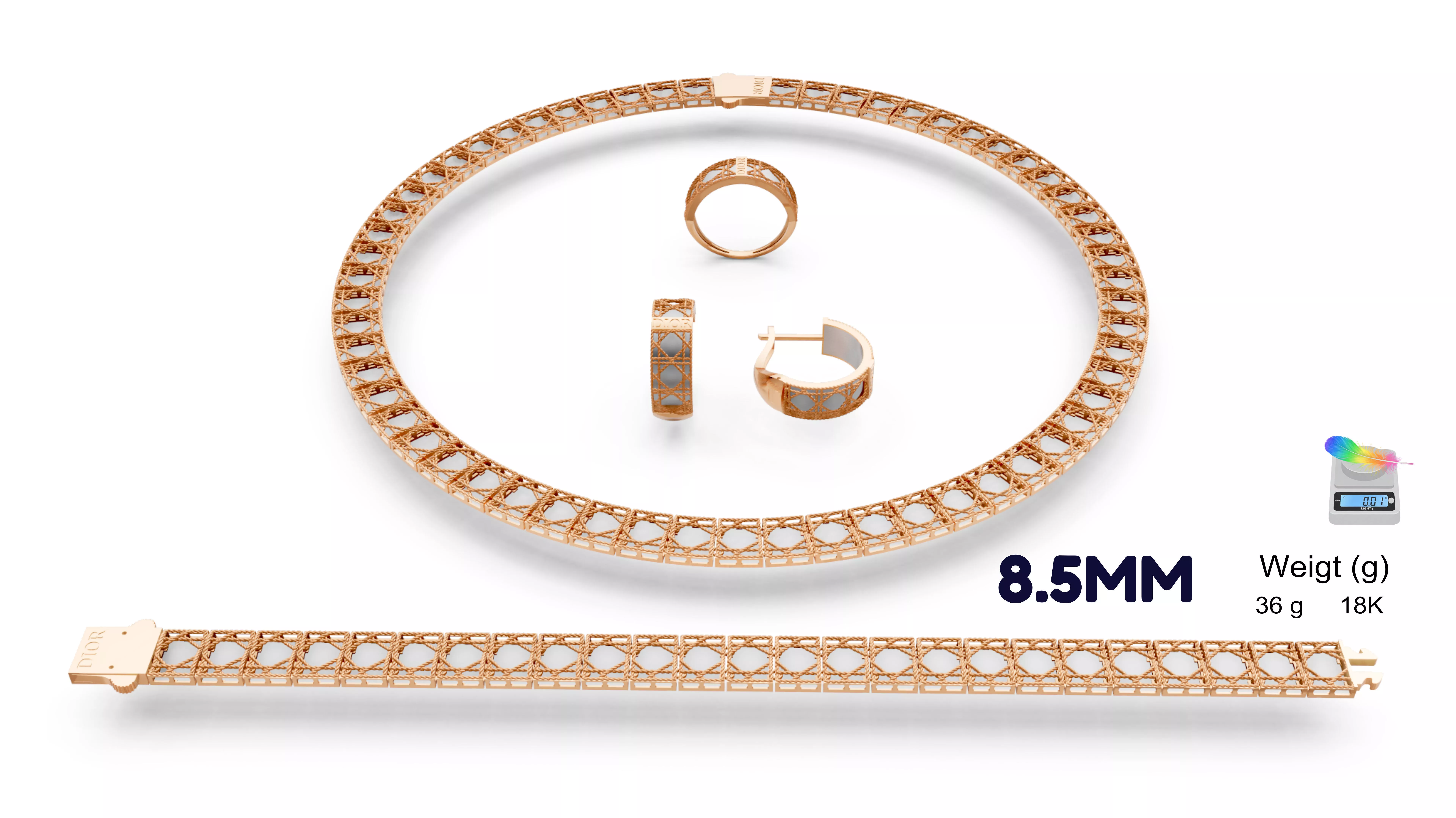 dior-fullset-8-5mm flexible 3D print model
