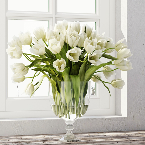 Tulip centerpiece 3D model
