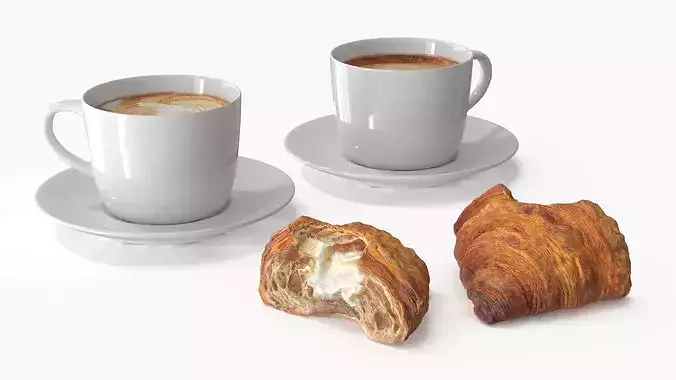 Wood Slab Coffee Table with Cup and Book 3D model 7