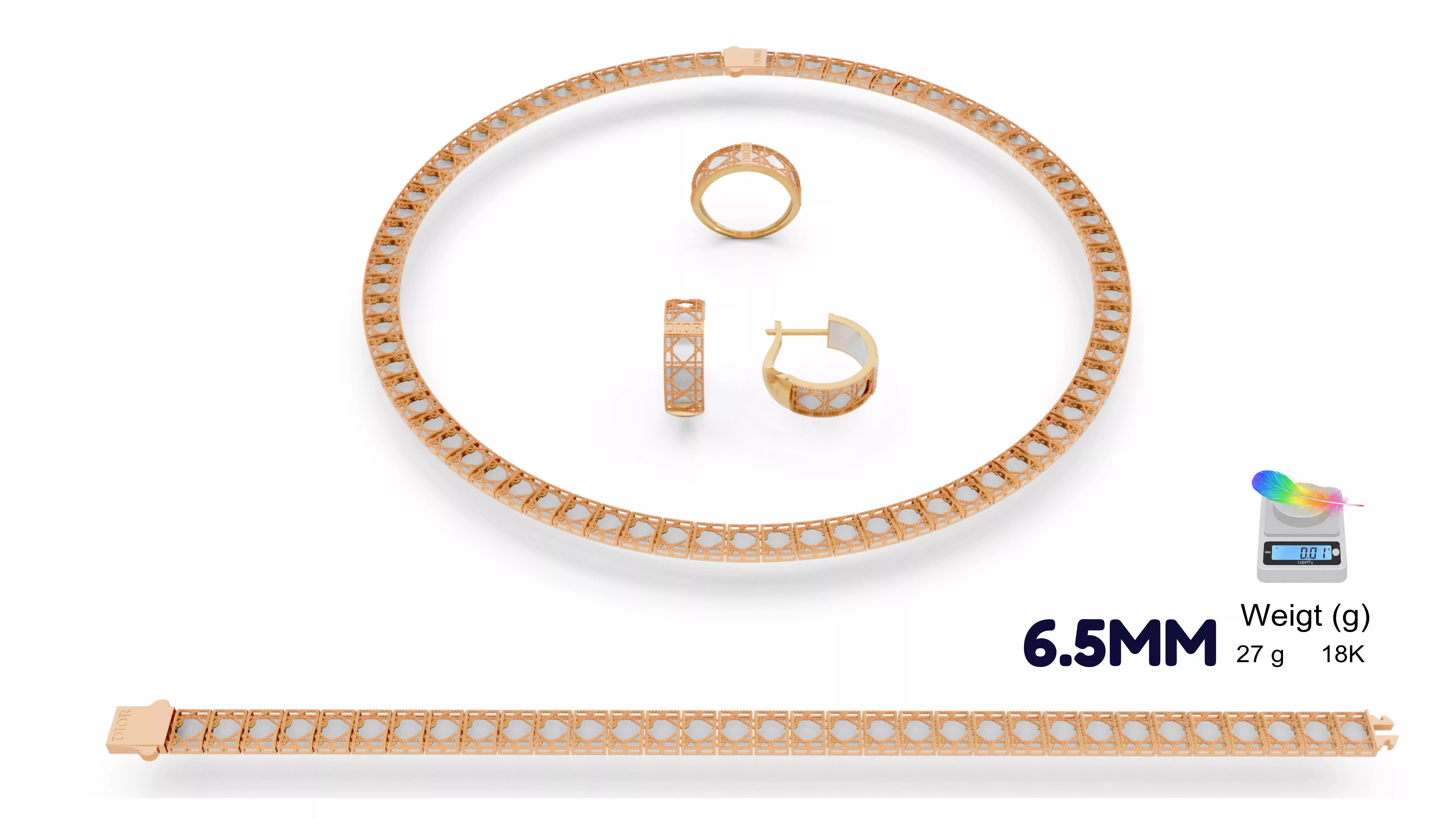 dior-fullset-6-5mm flexible 3D print model