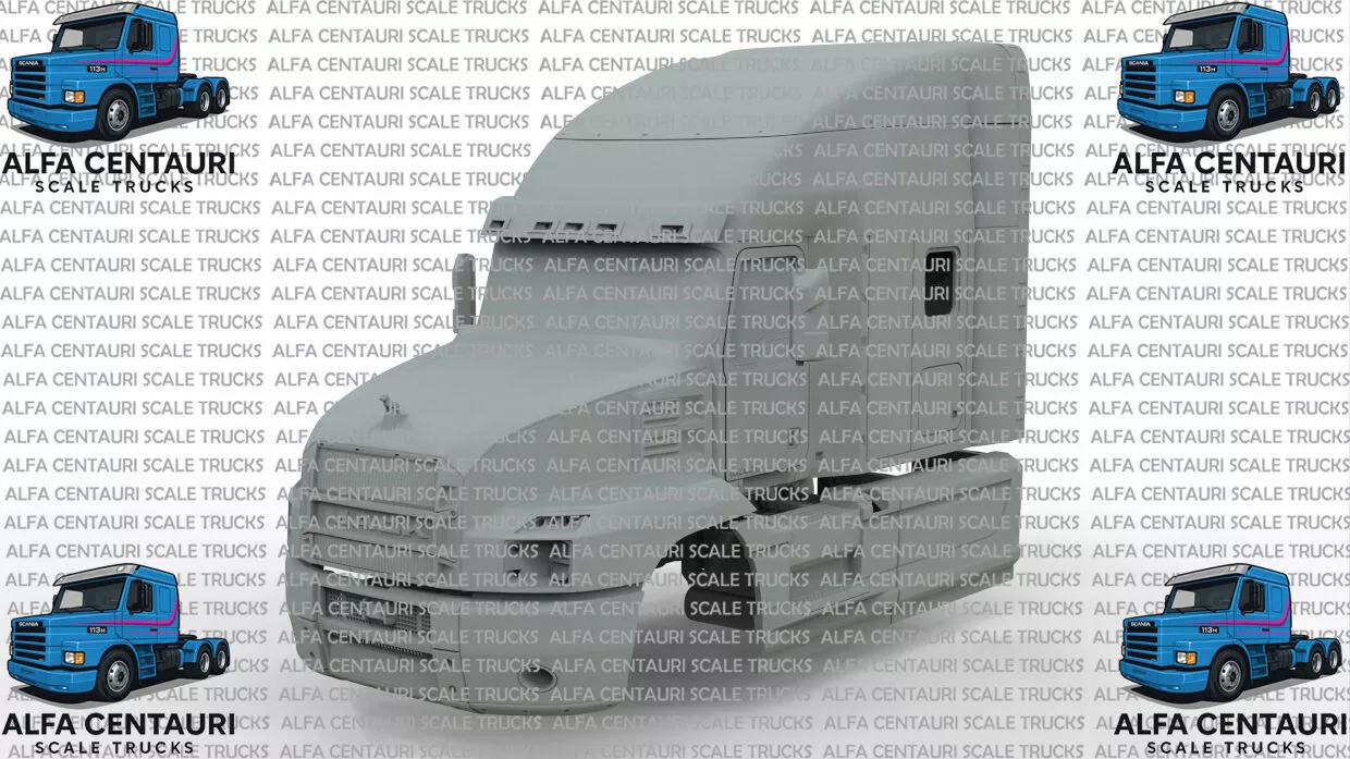 Anthem 70 inch sleeper 1-14 scale cab 3D print model