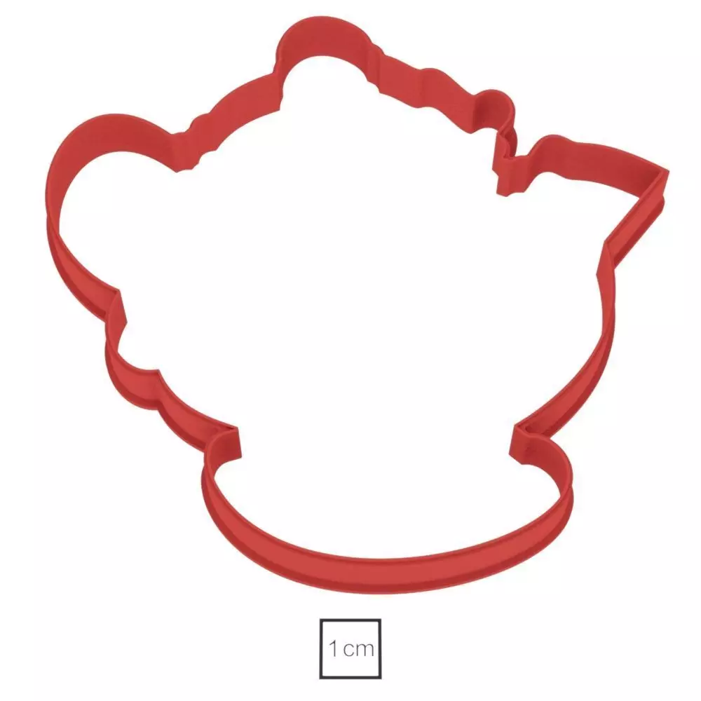 Kettle cookie cutter for professional Free 3D print model