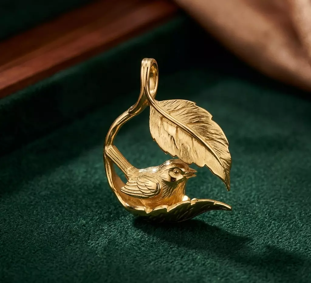 Bird pendant 01 3D print model