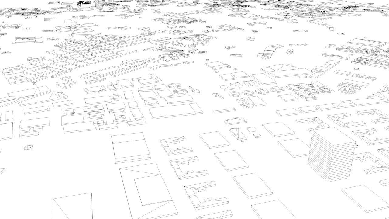Macau Streets and Buildings 3D model_18