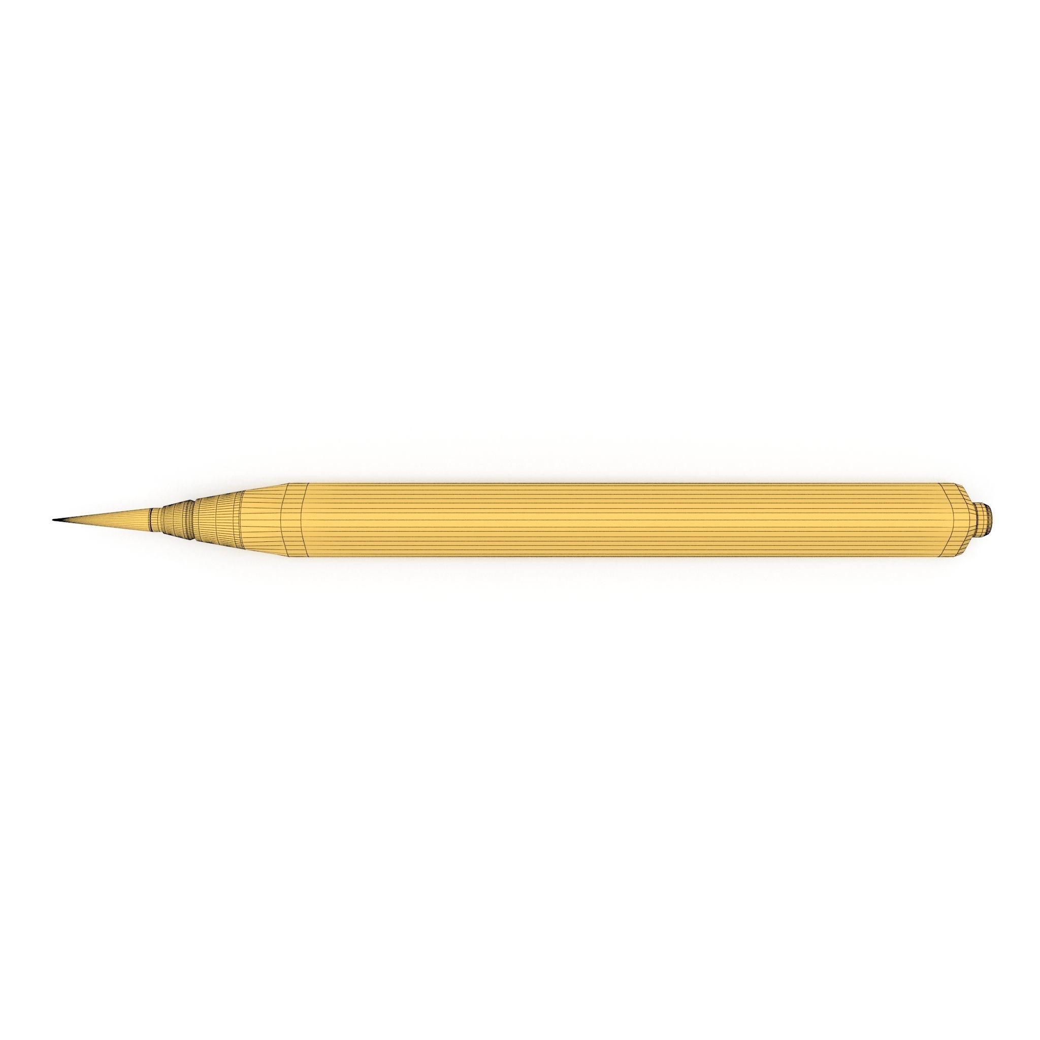 HD Graphite Pencil 3D model_14