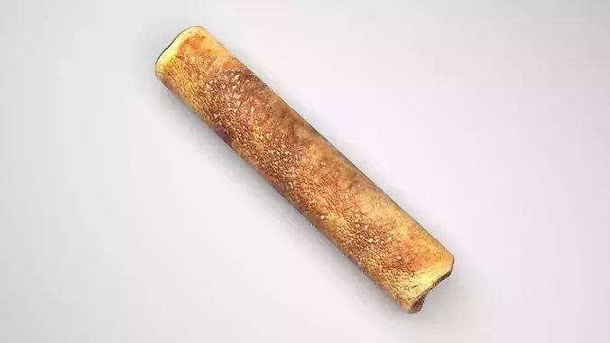 Cinnamon Swirl French Toast Roll Up 3D model 5
