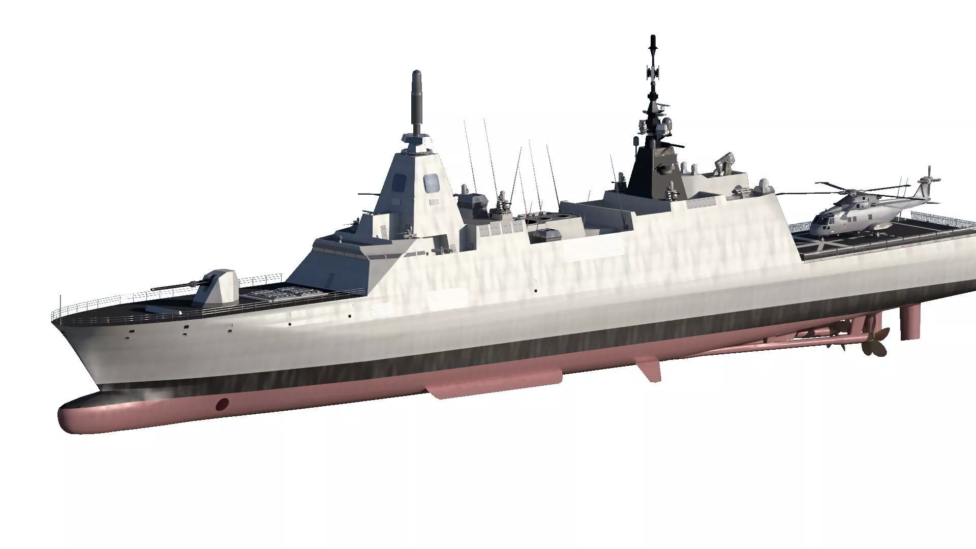 JAPANESE NAVY MUTLIROLE DESTROYER 3D model