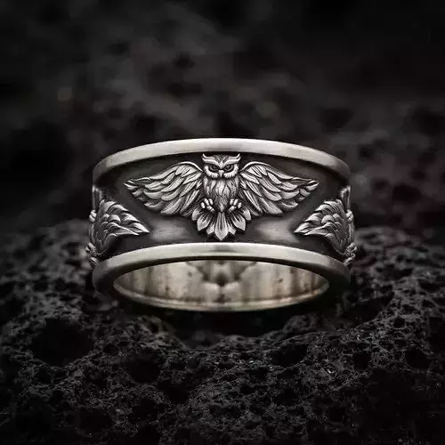 Owl Ring v3