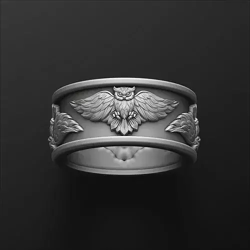 Owl Ring v3